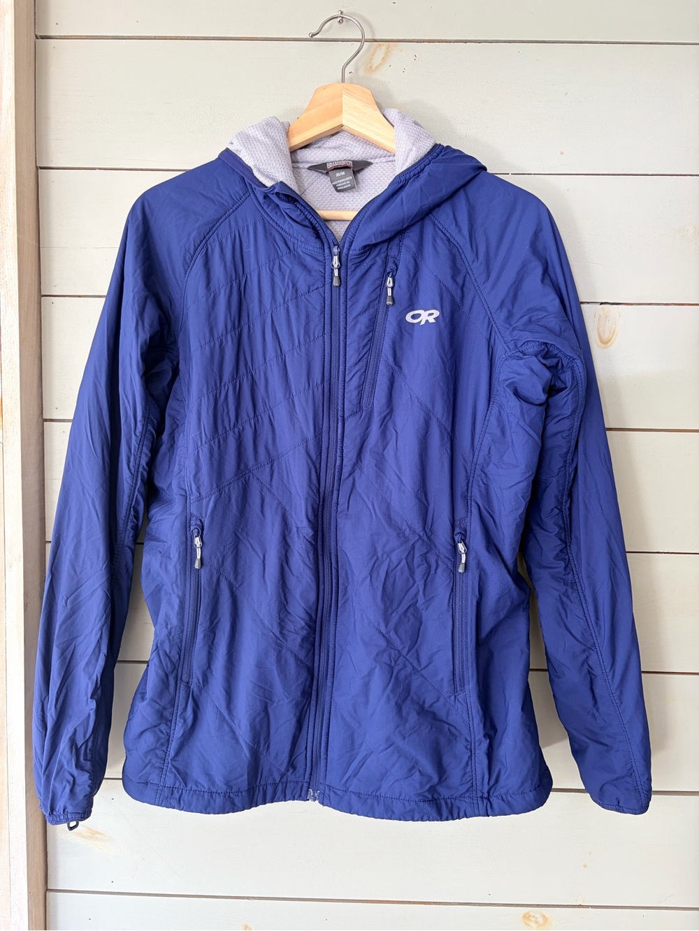 Outdoor Research Women’s Refuge Air Hooded Jacket Blue Size M